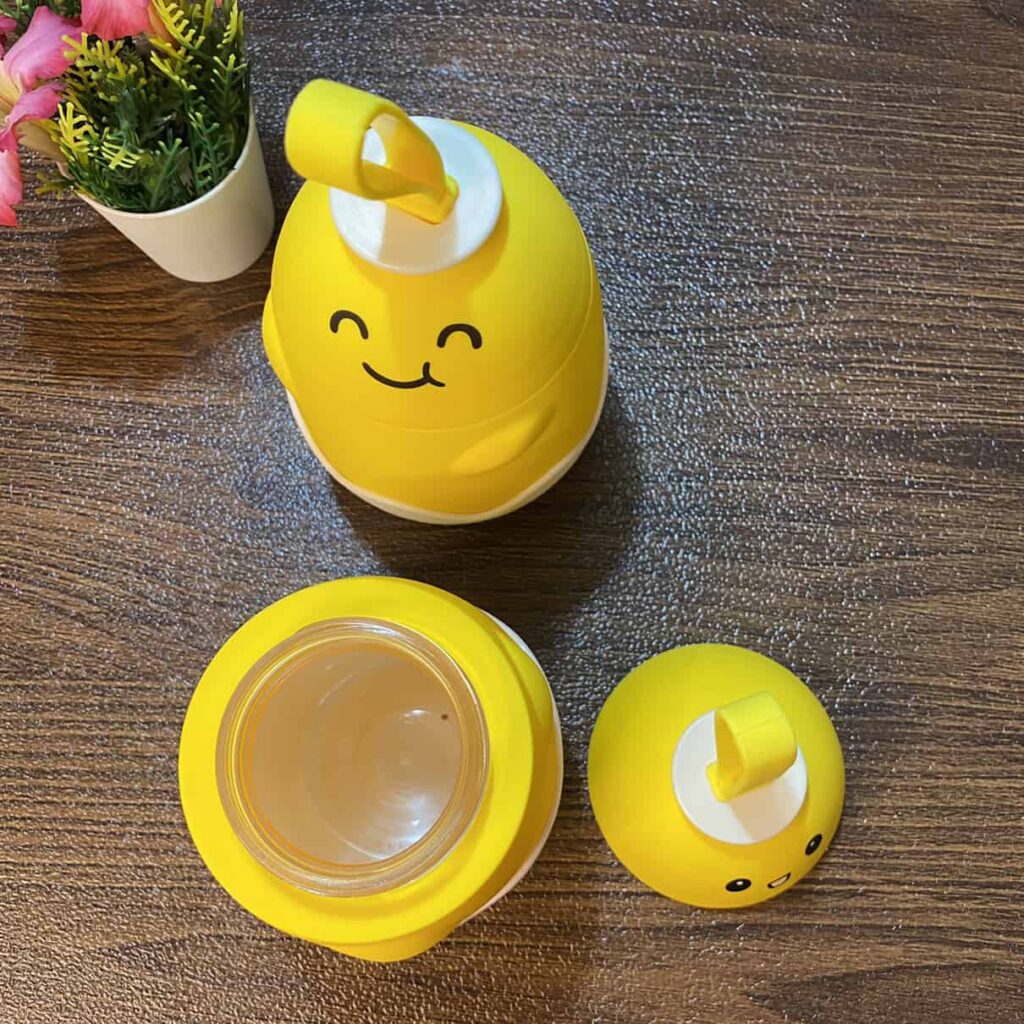 Cute Egg Yolk Double Wall Glass Bottle CrazyinStyle