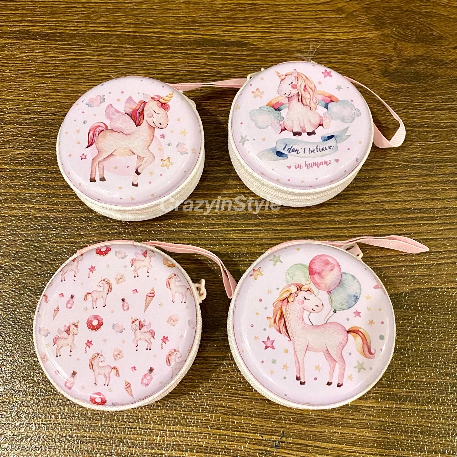 Pink Unicorn Coin Velvet Purse Wallet Girls Kids Birthday Goody Bag Gift  Party | eBay